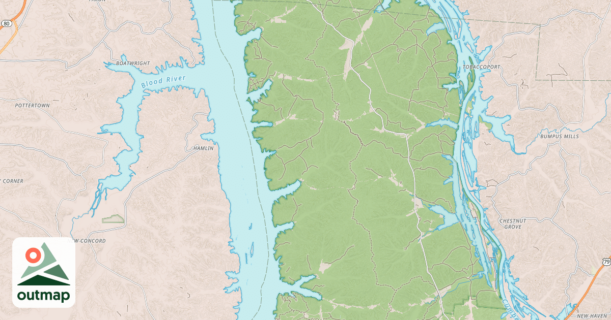 Map of LAKE FRONT ROAD