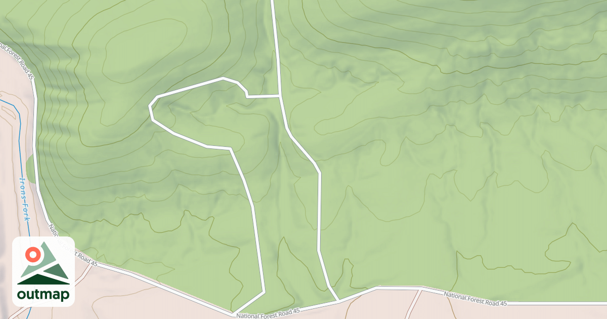 Map of USFS National Forest System Roads {0DFEAB3D-58B5-4E29-97A1-CE8B6E1B7265}