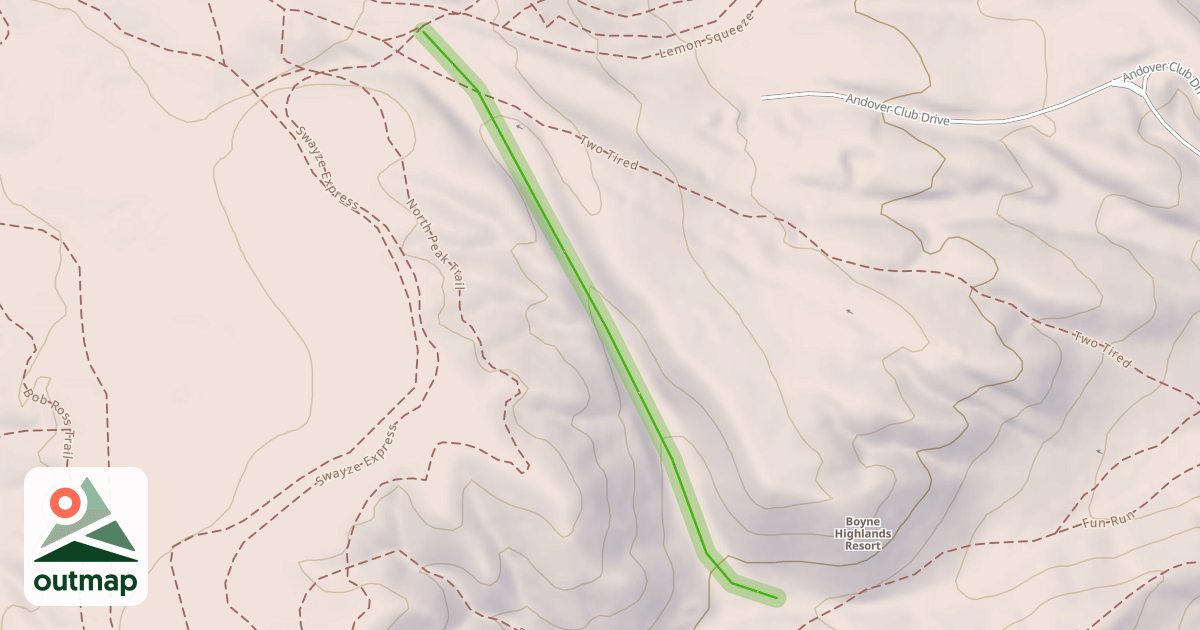 Map of Ross Ravine