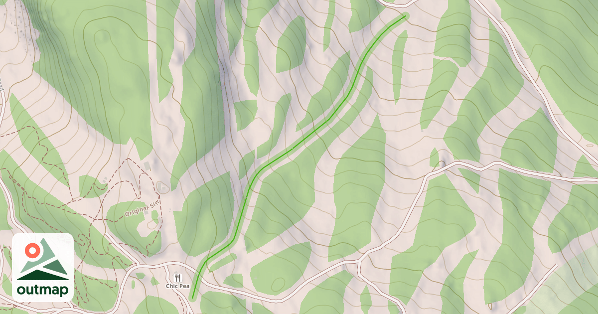 Map of Lower Whiskey Jack