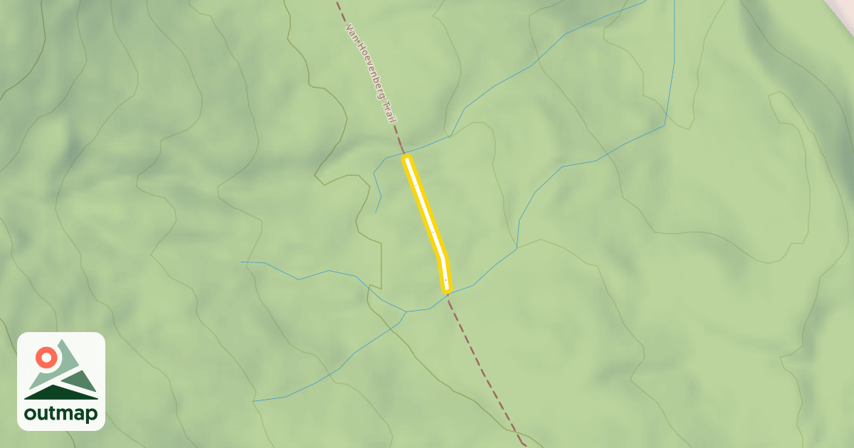 Map of Van Hoevenberg Trail