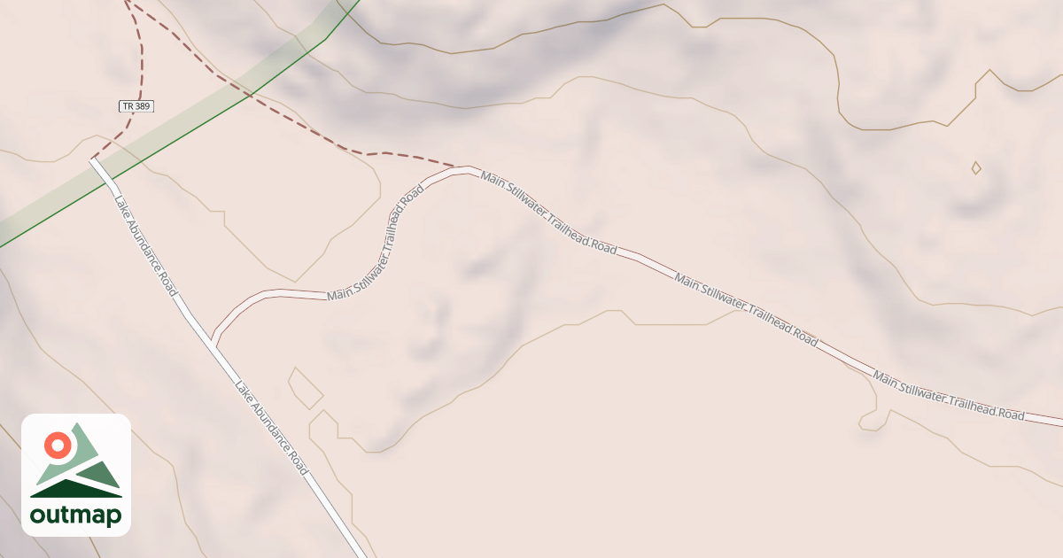 Map of STILLWATER TRAILHEAD