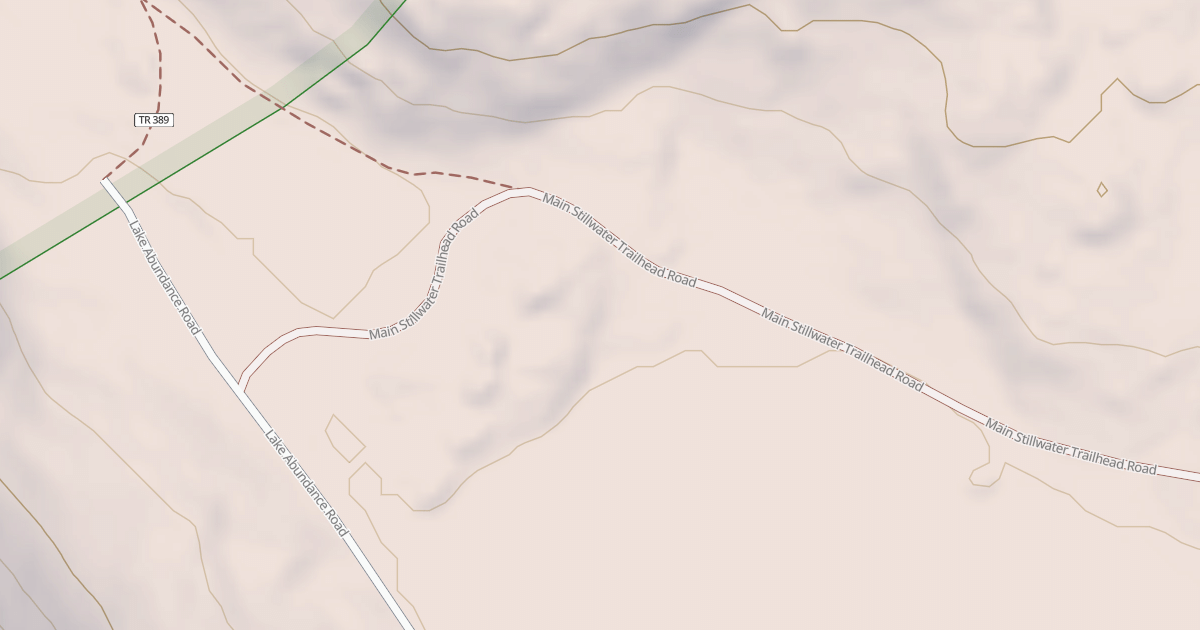 Map preview of STILLWATER TRAILHEAD