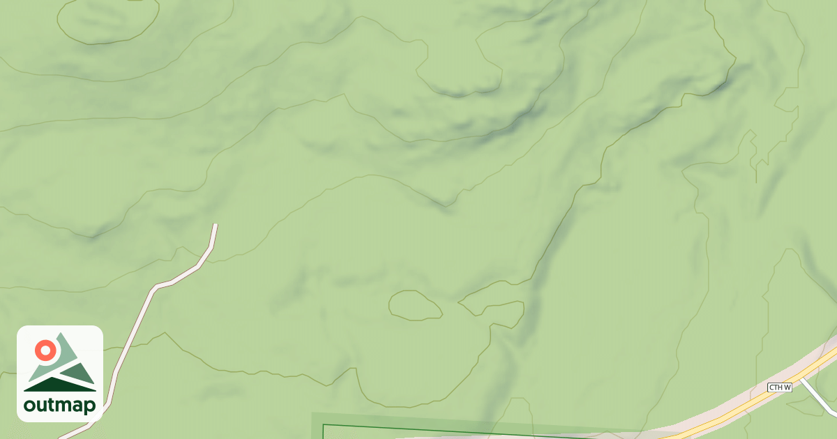 Map of COUNTY W SPUR ROAD