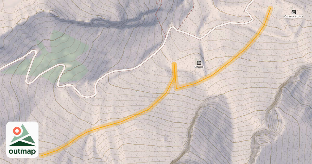 Map of L'Aiguille Hors Piste
