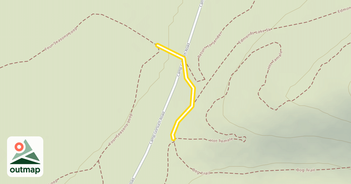 Map of Edmonds Lake 2.5k