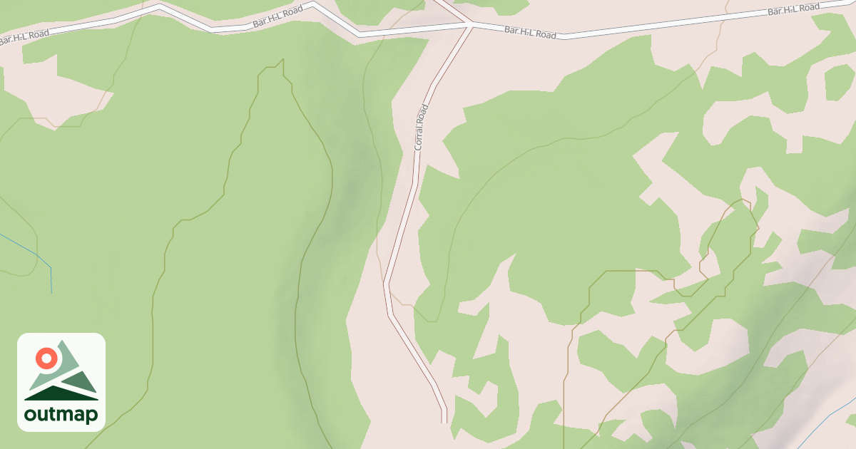 Map of CORRAL ROAD