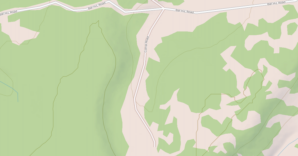 Map preview of CORRAL ROAD