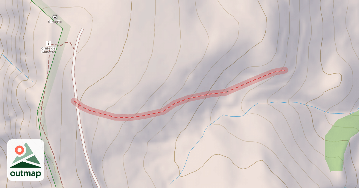 Map of Surf Hors Piste
