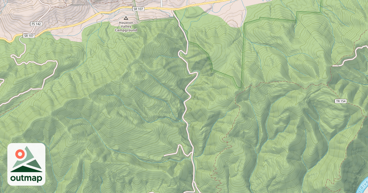 Map of BRUSH CREEK