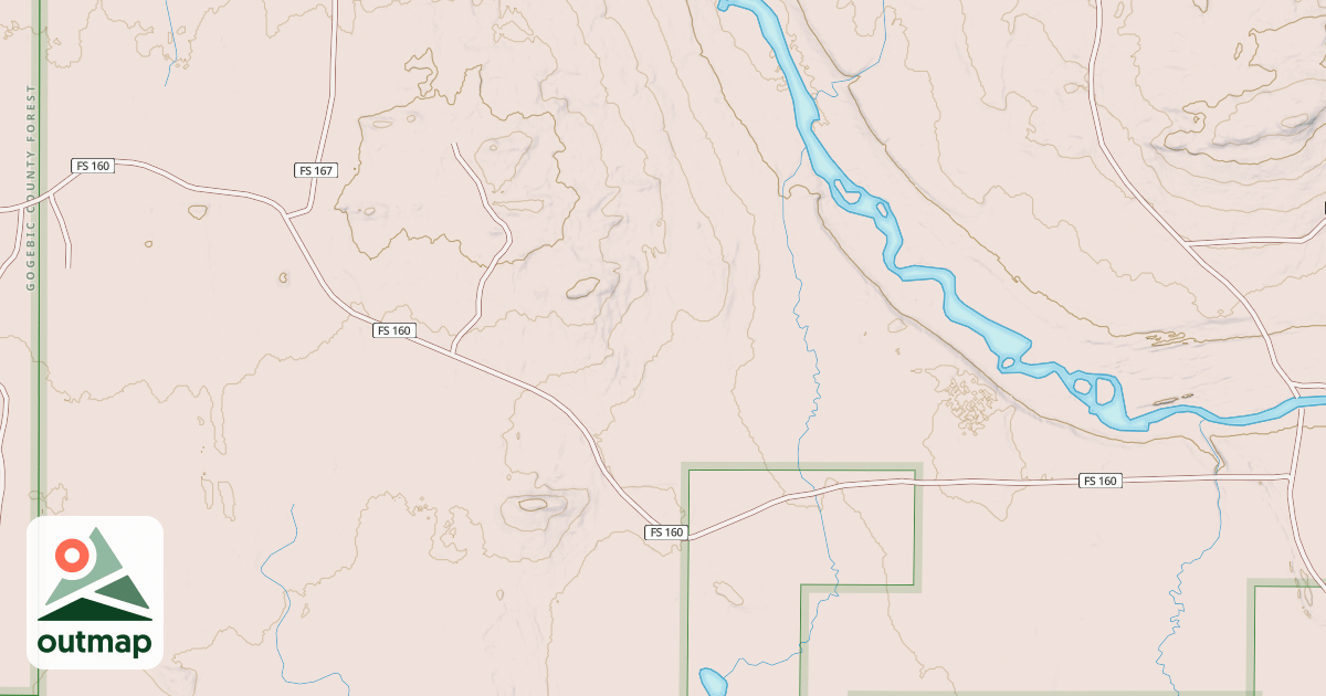 Map of FDR160