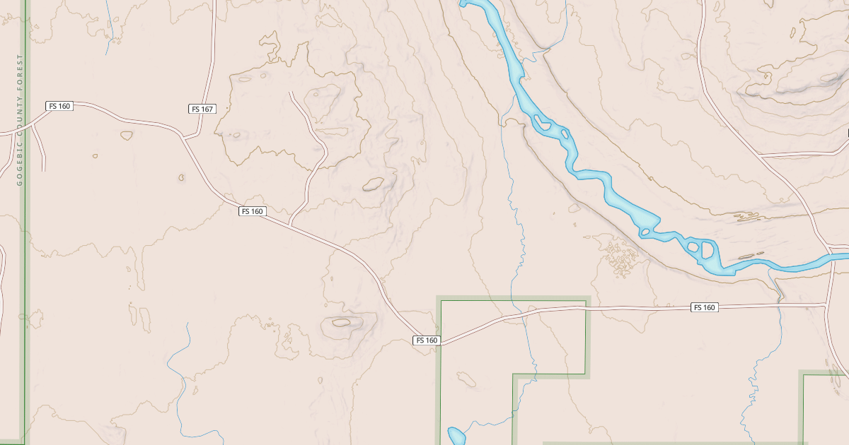 Map preview of FDR160