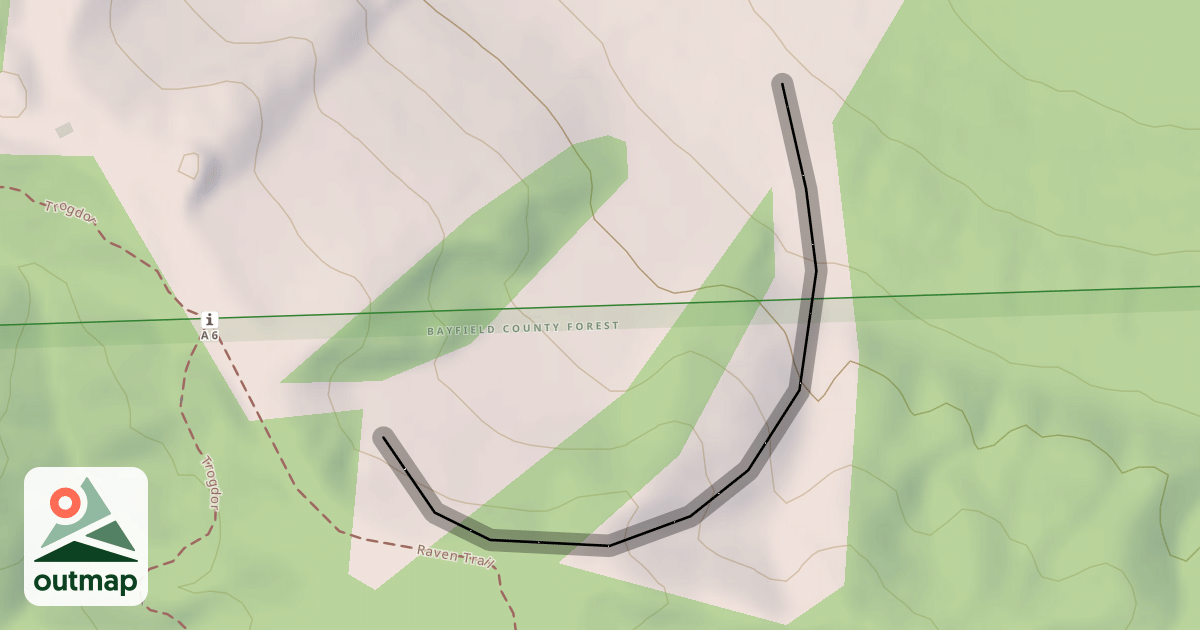 Map of Joni's Run