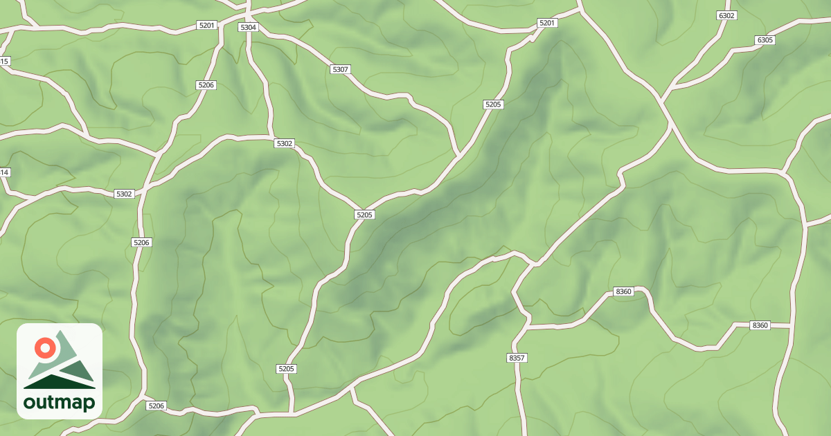 Map of USFS Motor Vehicle Use Map Trails 19158
