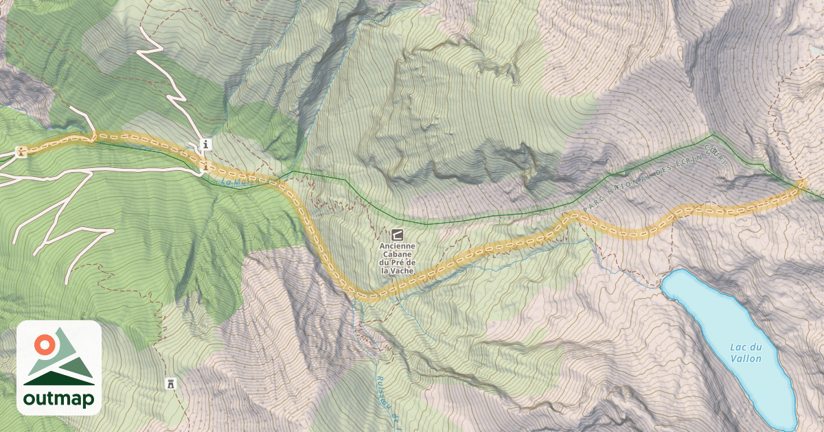 Map of Col du Rochain — Chantelouve