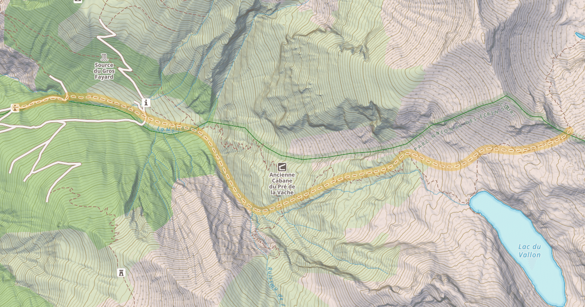 Map preview of Col du Rochain — Chantelouve