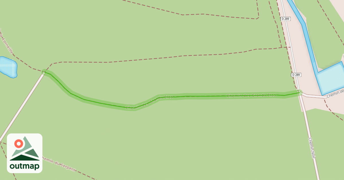 Map of Chemin des Grands Clos
