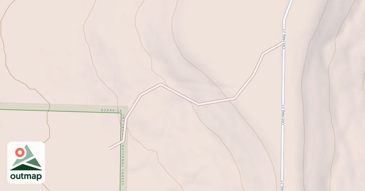 Map of USFS Motor Vehicle Use Map Roads {E1103D8E-67FA-4A70-9793-B2670E0E6F94}