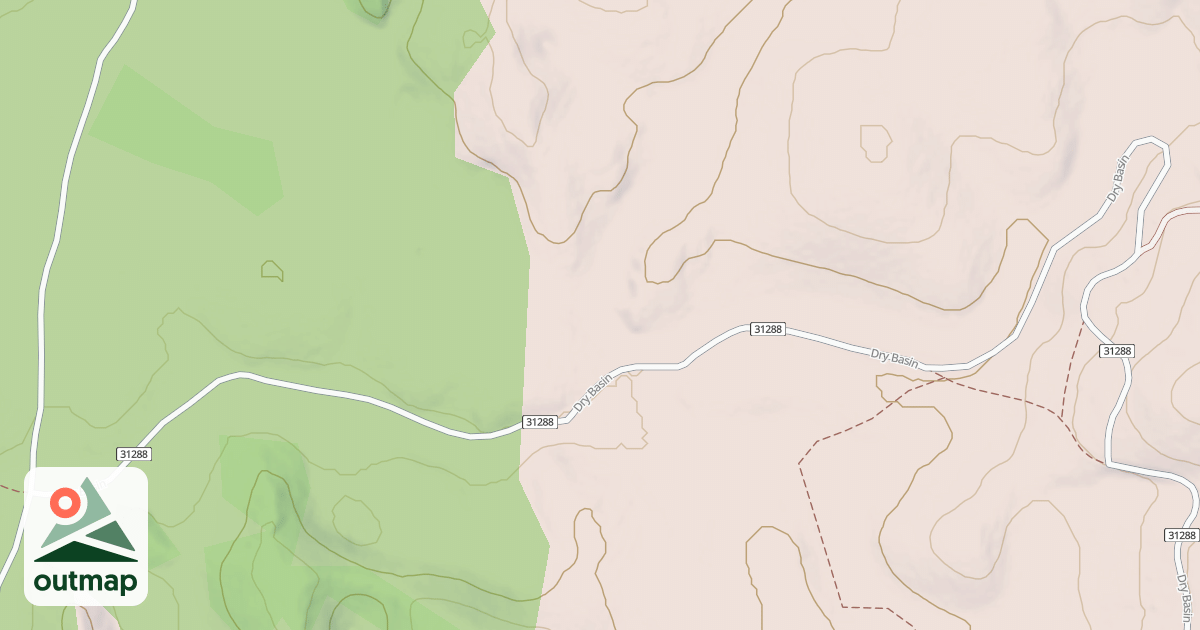 Map of MID DRY BASIN