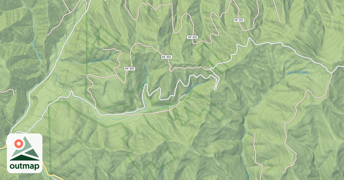 Map of LITTLE MEADOWS RD