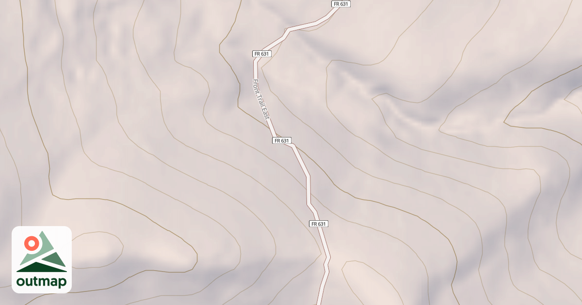 Map of FRONT TRAIL EAST - ATV