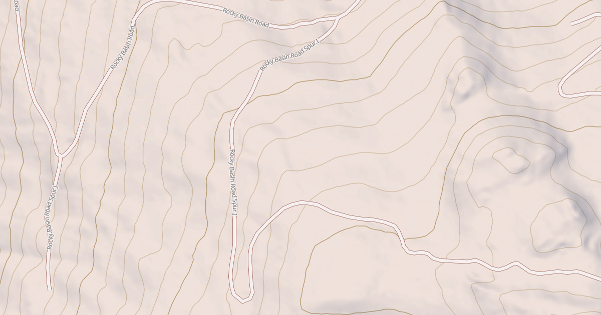 Map preview of ROCKY BASIN I SPUR