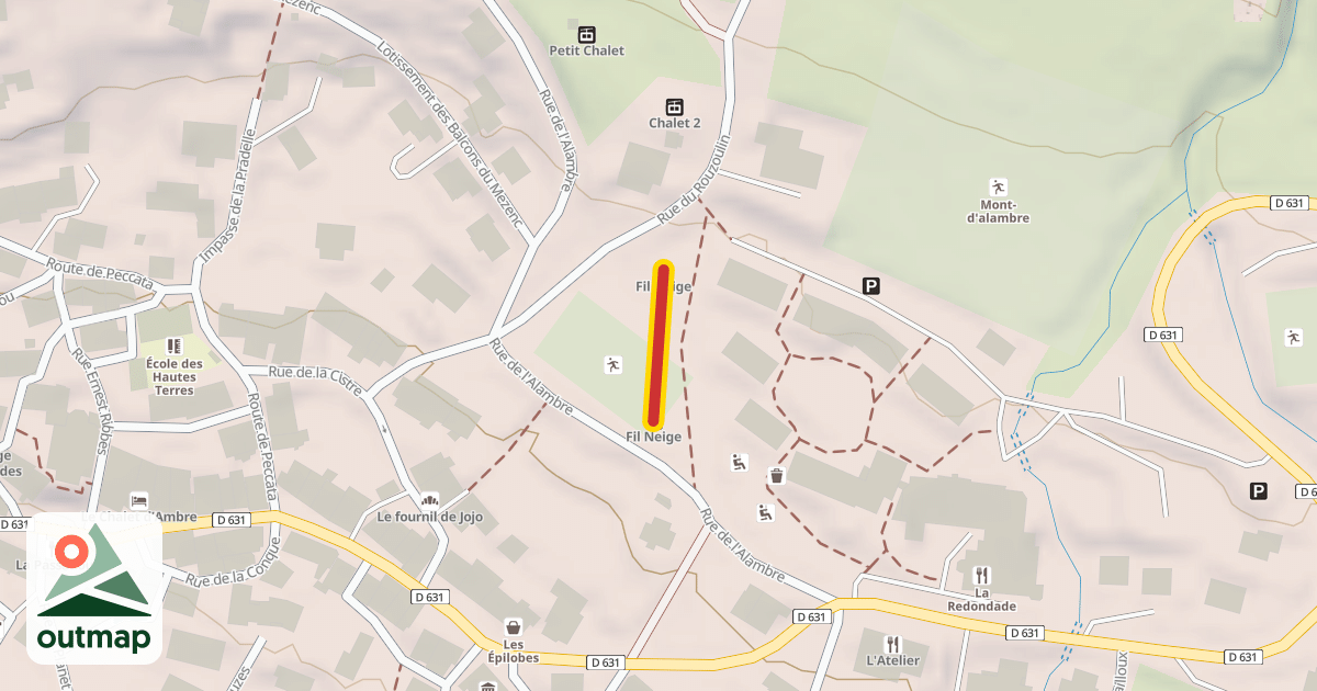 Map of Fil Neige