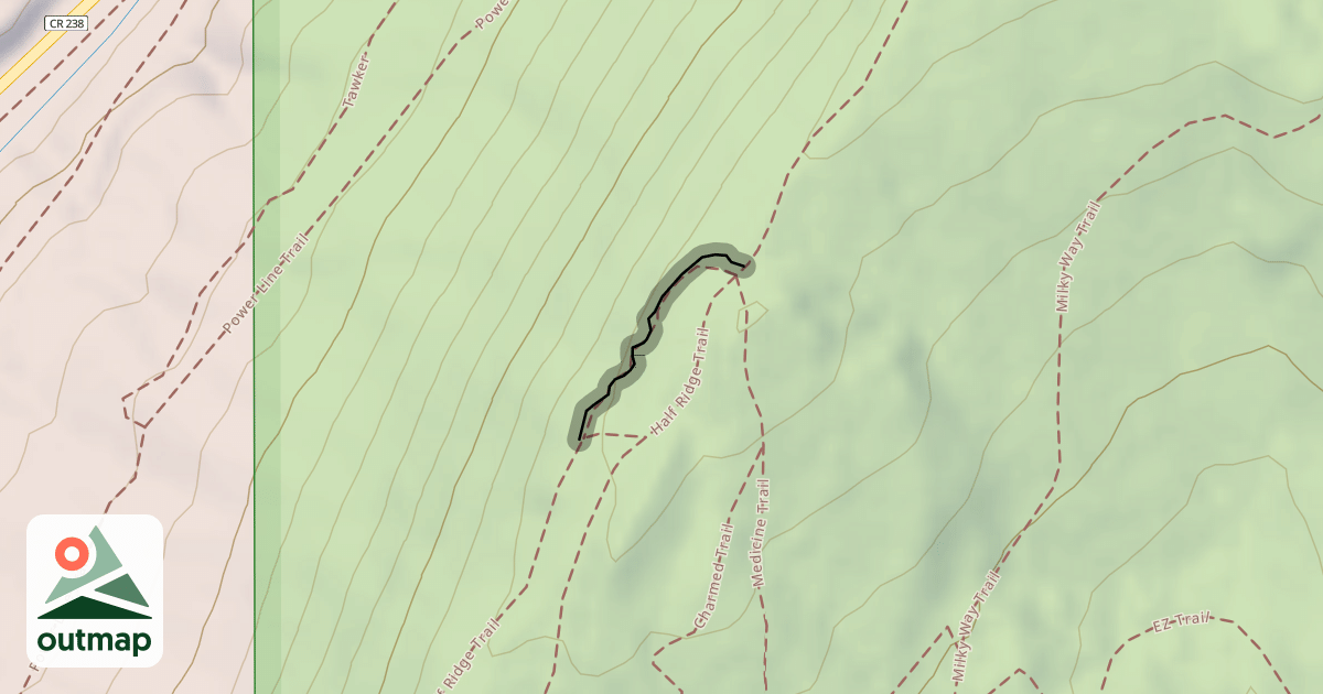 Map of Half Ridge Alternate