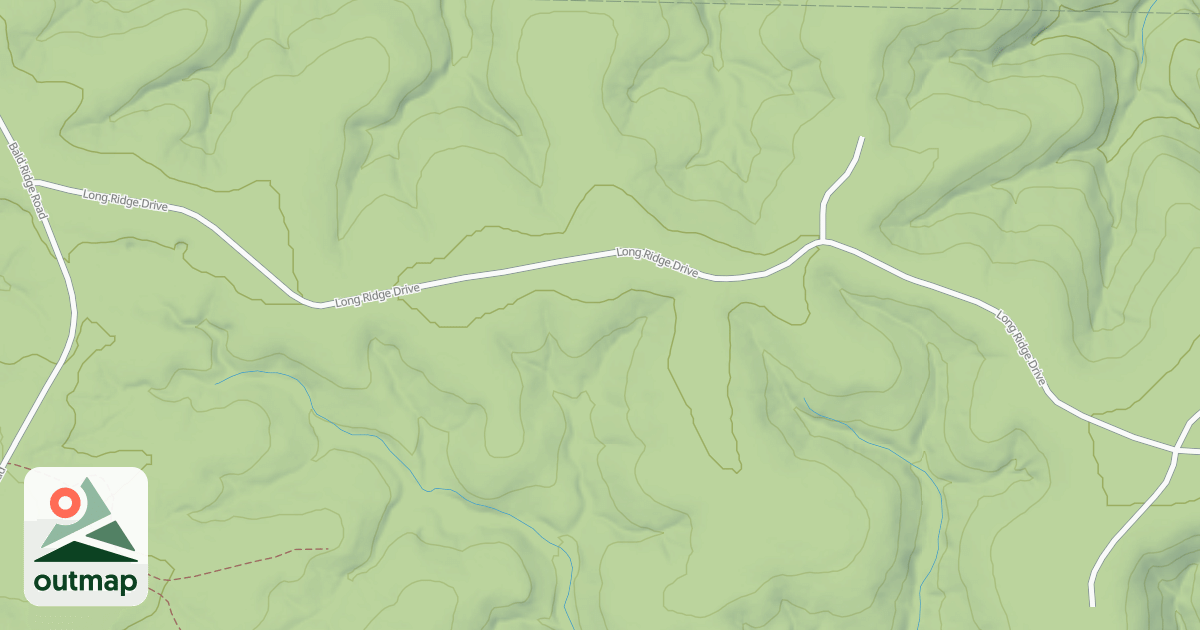 Map of LONG RIDGE