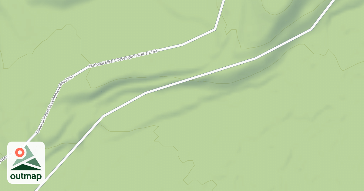 Map of ROCK CREEK B