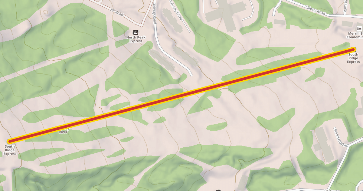 Map preview of South Ridge Express
