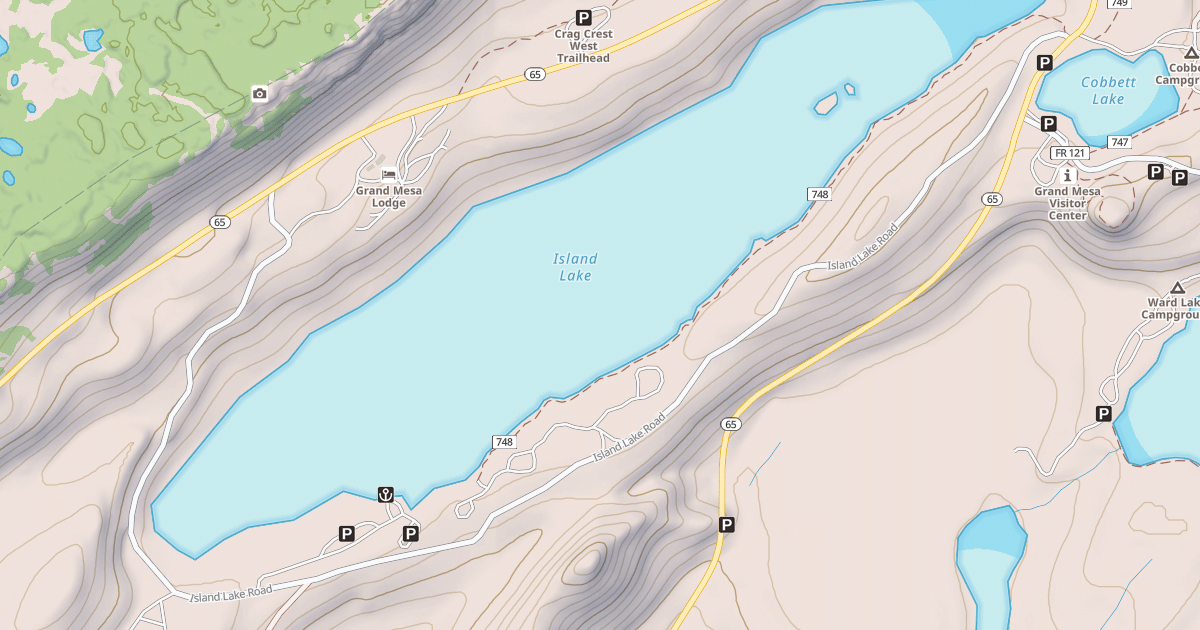 Map preview of ISLAND LAKE