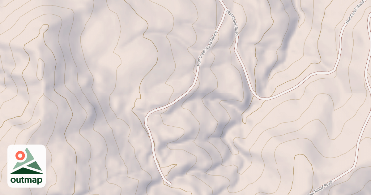 Map of HULL CREEK SPUR F