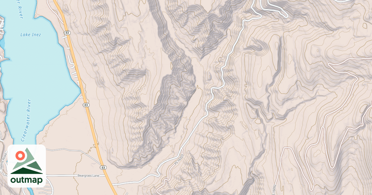 Map of CAMP CREEK