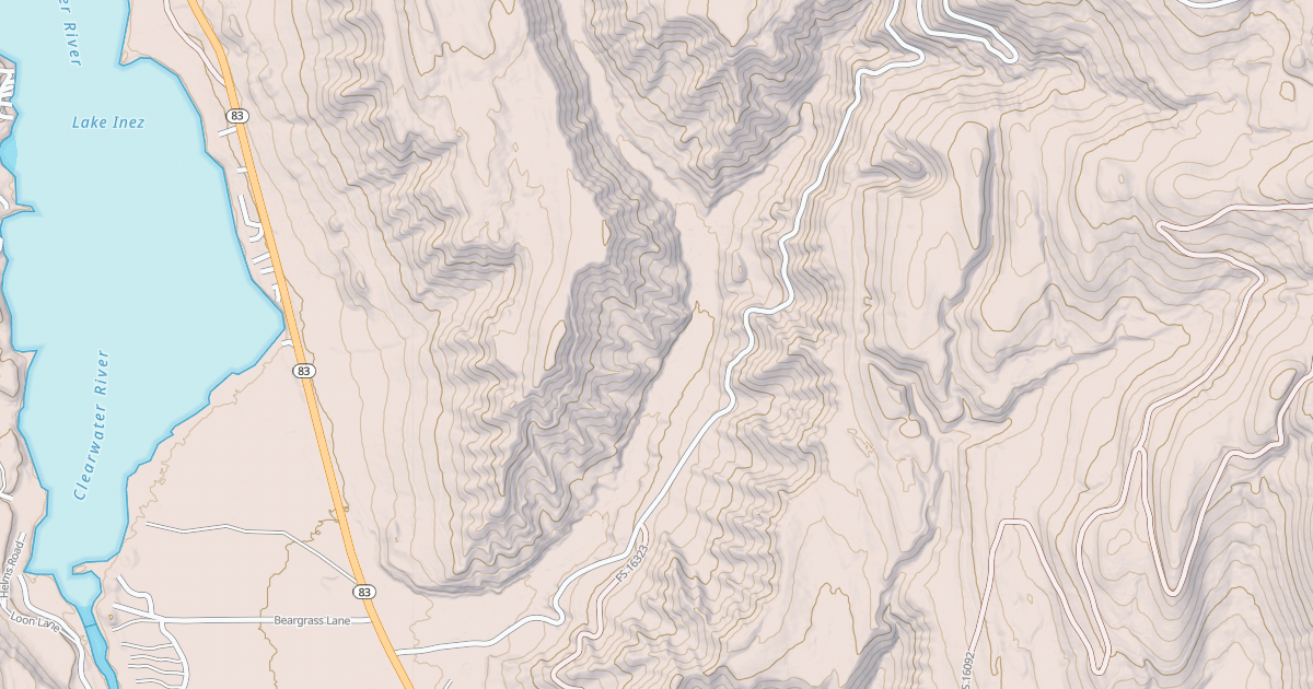 Map preview of CAMP CREEK