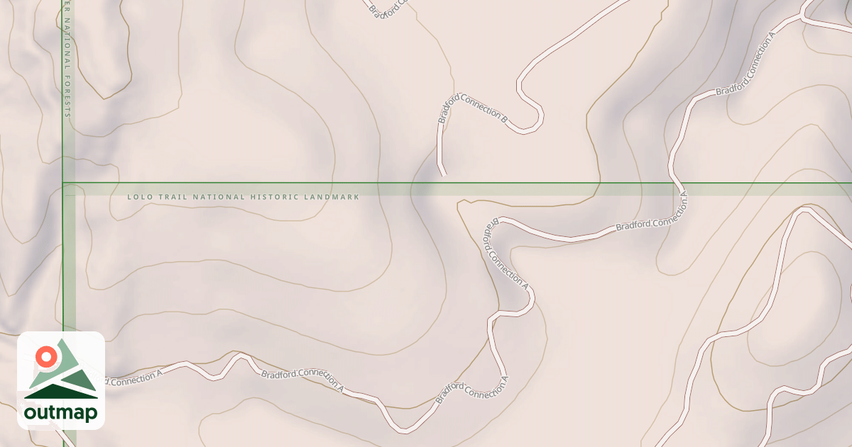Map of BRADFORD CONNECTION A