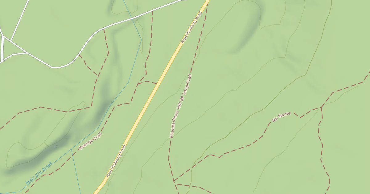 Map preview of Friends Pearl Hill SP Loop Trail