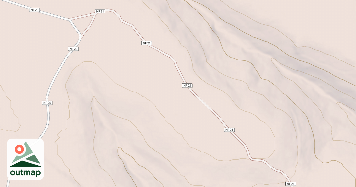 Map of USFS Motor Vehicle Use Map Roads {11AC7A08-4506-46C9-981E-9CD85D0AEC91}