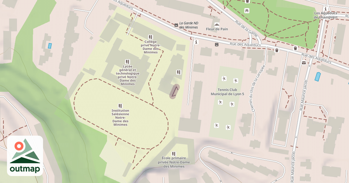 Map of Climbing Site