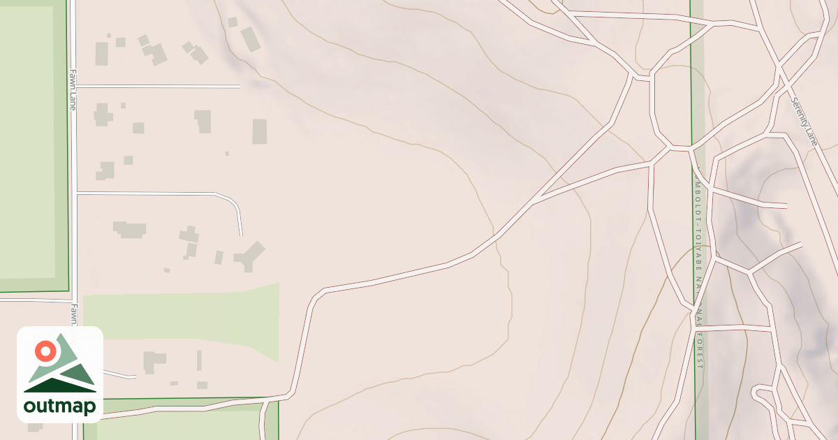 Map of SADDLE ROAD SPUR A