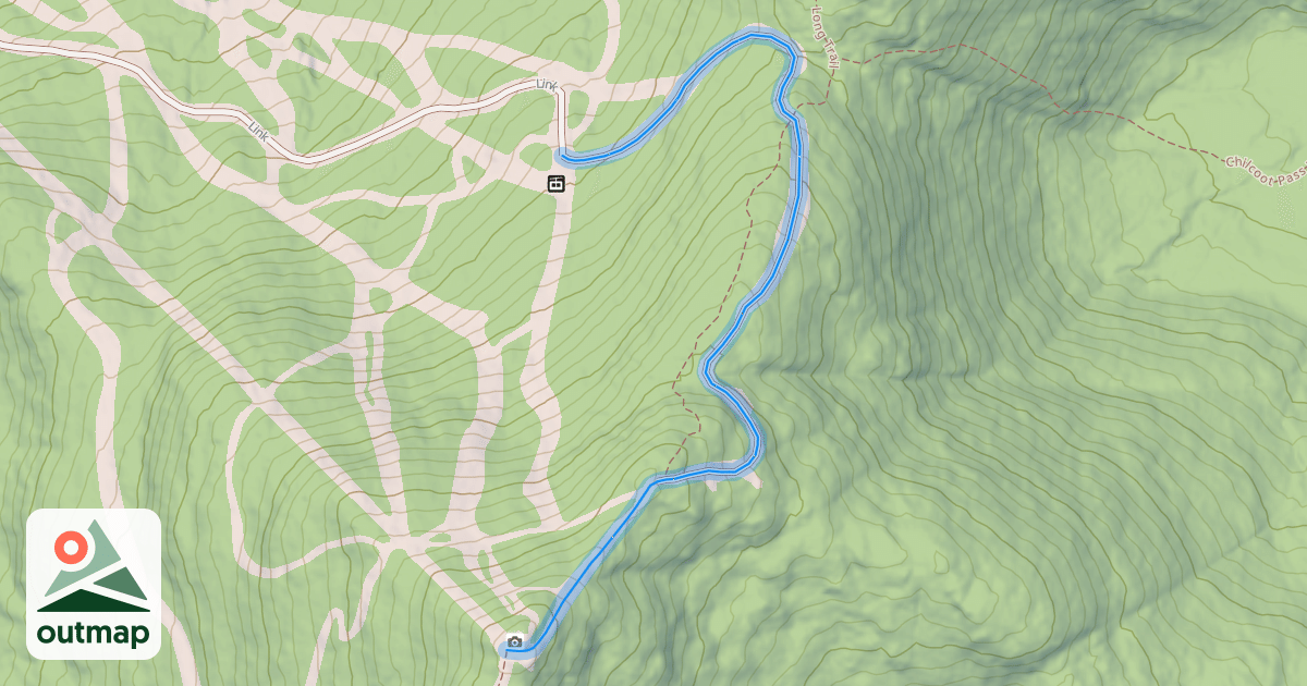 Map of Upper Chilcoot