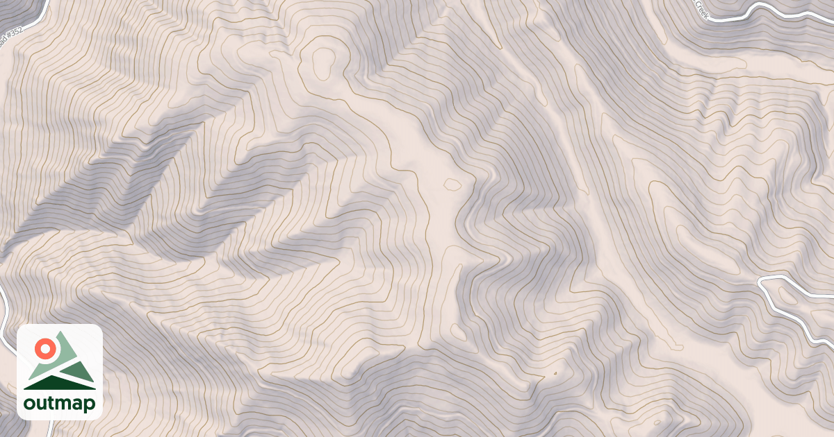 Map of BREEN SPUR