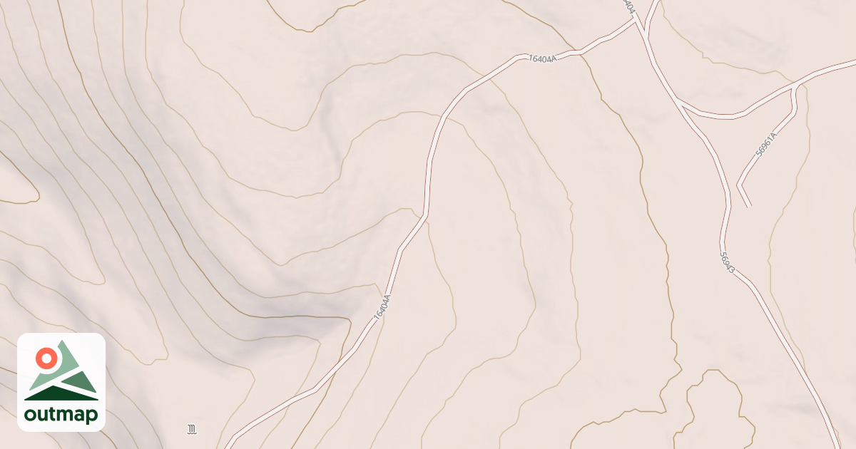 Map of BRUNEAU SPUR A