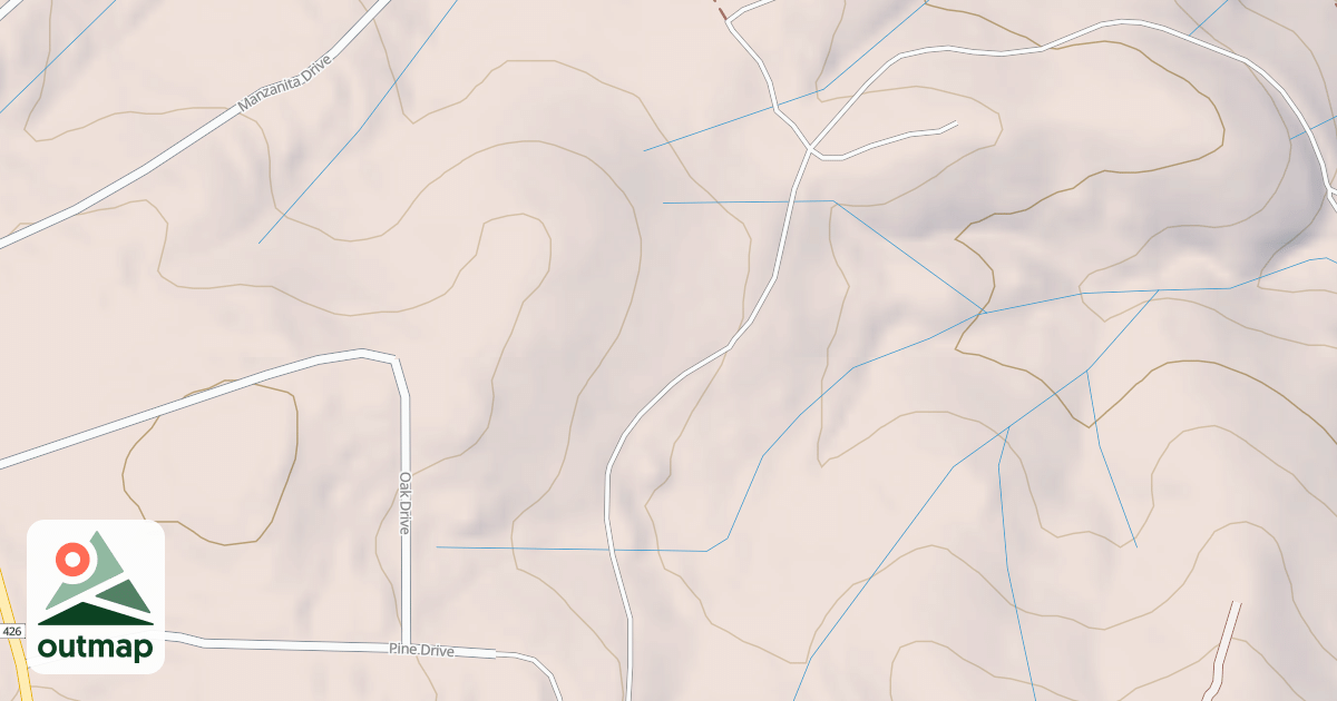 Map of BROKEN SHOVEL MINE C SPUR