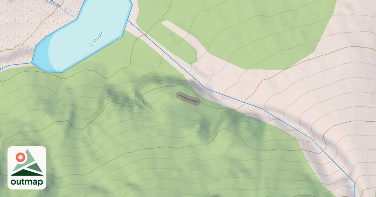 Map of Entrayques - secteur 1
