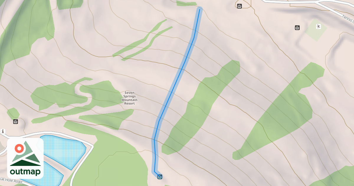 Map of Stowe Slope