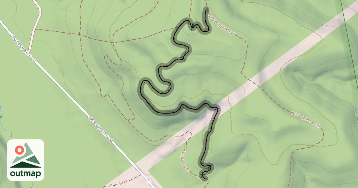 Map of Bear-Corn Plunge