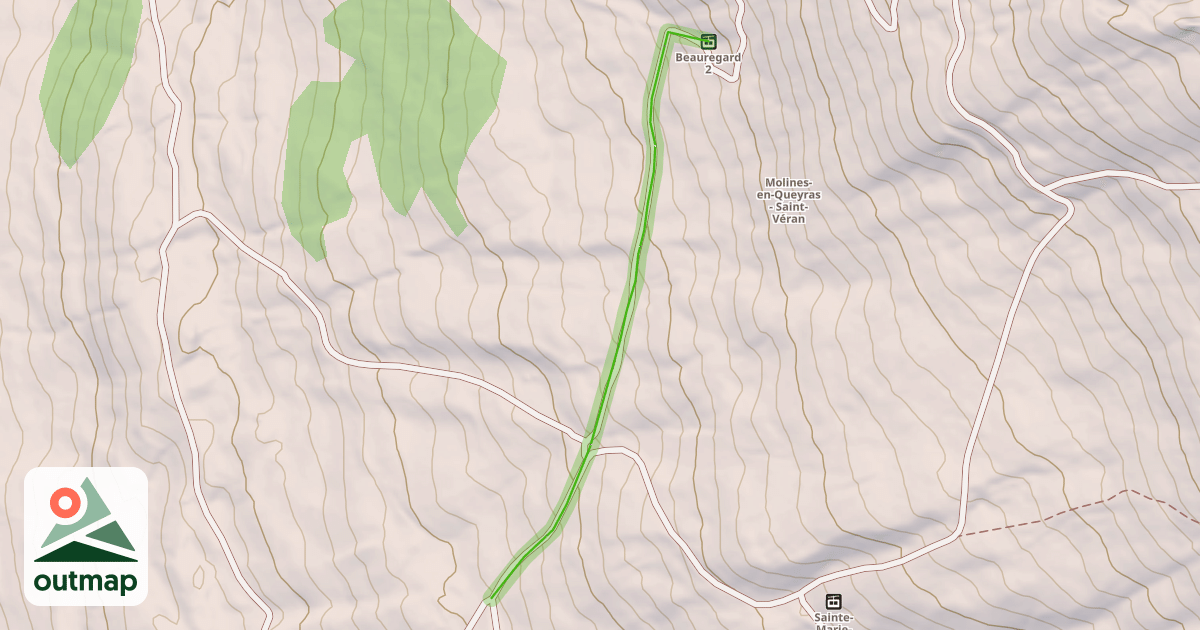 Map of Le Gourq