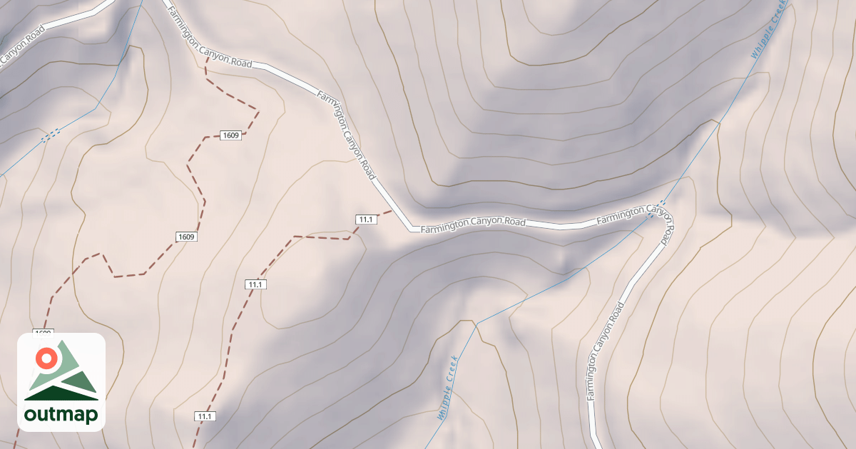 Map of FARMINGTON CANYON ATV
