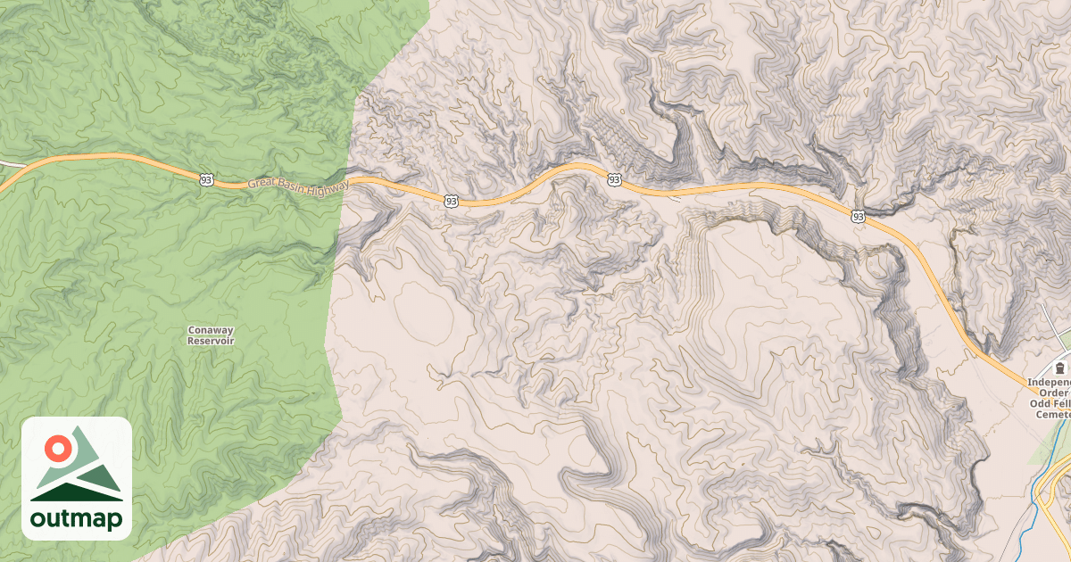 Map of Access Route